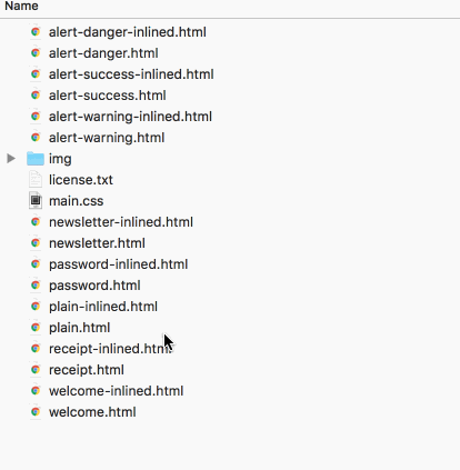 Zip your email files