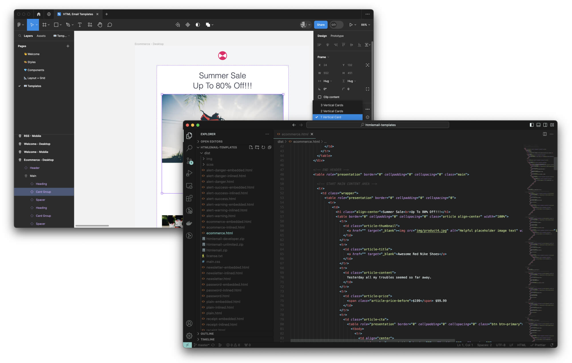 Design system with code
