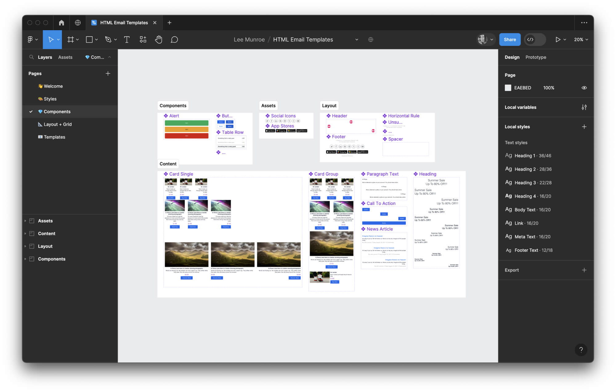 Figma components