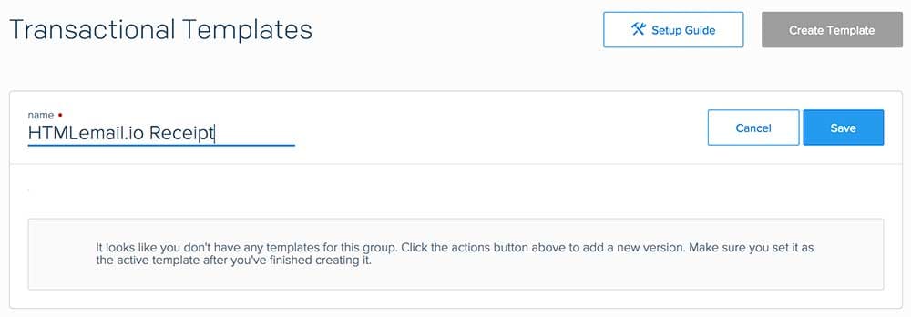 Create HTML email template