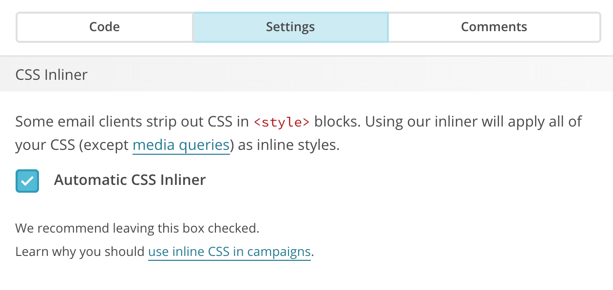 Inline your CSS